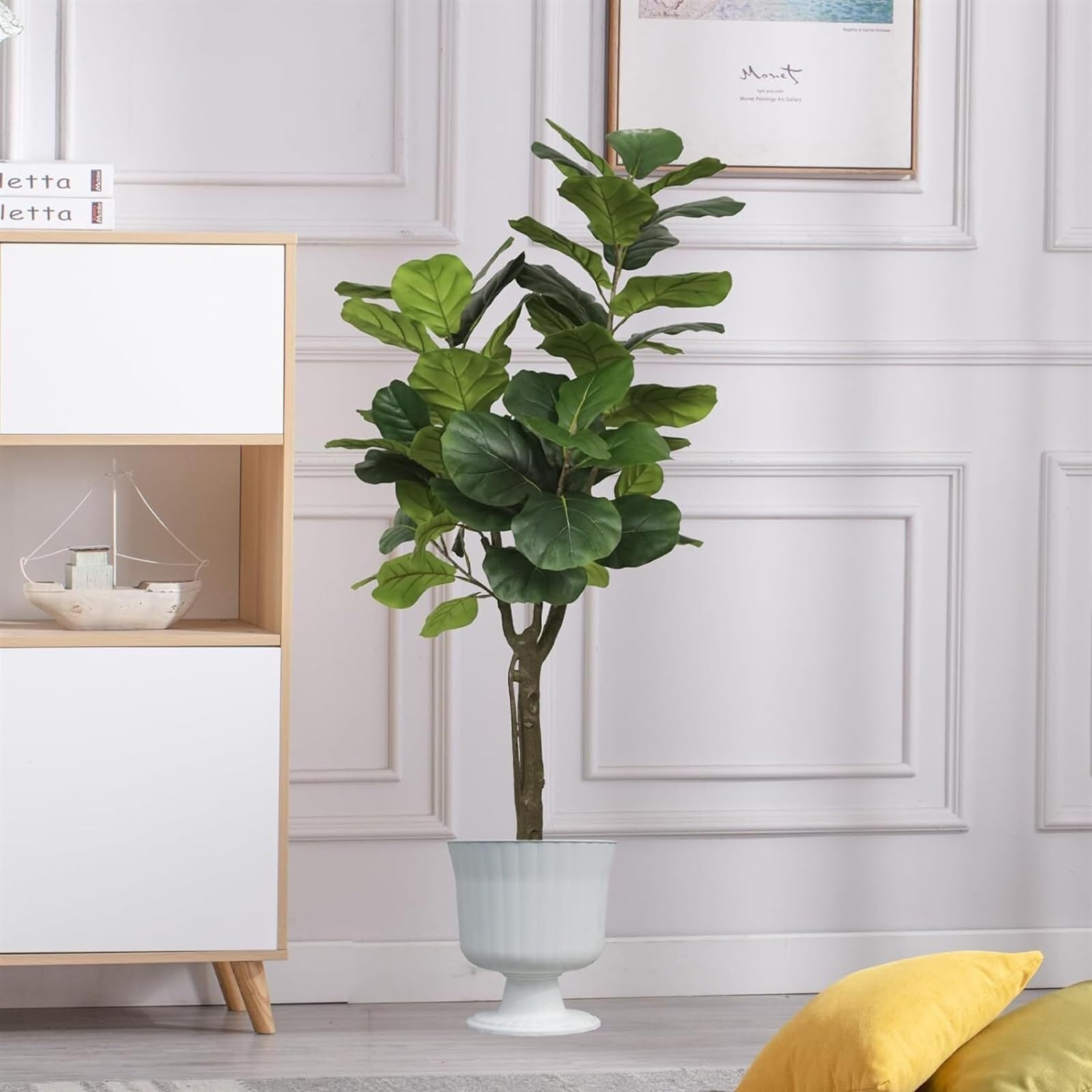 Amazon｜人工観葉植物 フェイクグリーン 大型 造木 フィドルリーフ